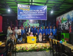 Laskar Merah Putih Perjuangan LMPP Bersama PMII Lombok Barat Komitmen Jaga Kamtibmas.