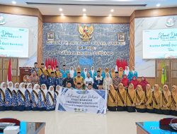 Purwaningrum dan Dedi Syahputra, Aleg DPRD Deli Serdang Sambut Hangat Siswa MtsN 2 Deli Serdang.