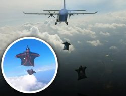Pecahkan Rekor MURI! Regu Penerjun TNI AU sebagai Satuan Militer Pertama Kuasai Wingsuit di Indonesia