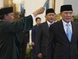 Djamari Chaniago Resmi Dilantik Presiden Prabowo Sebagai Menko Polhukam
