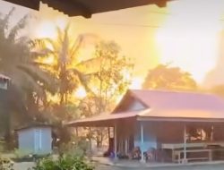 Kebakaran Pipa Gas PT TGI Terjadi di Kabupaten Inhil, Riau