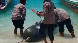 ‎Benda Mirip Rudal Ditemukan Warga di Lombok, Diduga Perangkat Teknologi Asal China