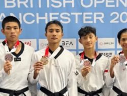 Kibarkan Merah Putih di Inggris, Tim Taekwondo Indonesia Sabet 4 Medali di British Open 2026