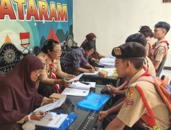 Kwarcab Kota Mataram Menggelar Tahapan Verifikasi Calon Pramuka Garuda