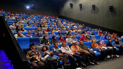Hadirkan Ratusan Pembina Pramuka, Kwarcab Kota Mataram Gelar Nobar Film Pramuka