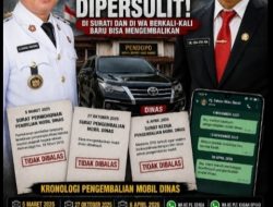 Memanas! Mantan Wabup Nias Barat Era-Era Hia: Pengembalian Mobil Dinas Pun Dipersulit, Sudah Berkali-kali Menyurat dan WA Baru Bisa Dikembalikan