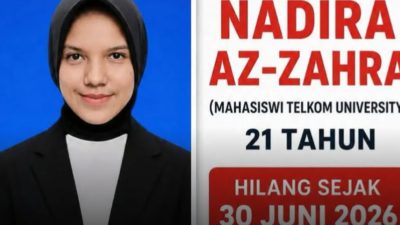 Mahasiswi Telkom University Hilang Misterius, Keluarga Berharap Segera Ditemukan