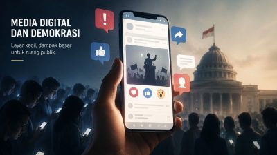 Media Digital dan Demokrasi Ketika Layar Kecil Menentukan Nasib Ruang Publik