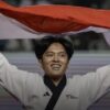 Atlet Taekwondo Indonesia Menyumbang Medali Emas  Bagi Kontingen Merah Putih
