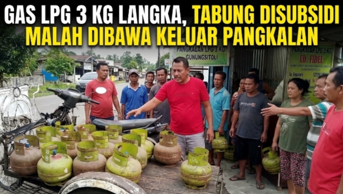 Gas LPG 3 Kg Langka di Masyarakat, Puluhan Tabung Justru Keluar dari Pangkalan: Ada Apa dengan Distribusi Gas Subsidi di Gunungsitoli?