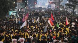 Update Suasana Sekitar Kebon Sirih Pasca-Aksi Unjuk Rasa Mahasiswa dan Elemen Masyarakat