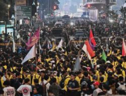 Update Suasana Sekitar Kebon Sirih Pasca-Aksi Unjuk Rasa Mahasiswa dan Elemen Masyarakat