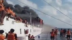 Kapal Mutiara 2 Terbakar di Perairan Madura Saat Berlayar dari Surabaya Menuju Makassar, 4 Korban di Laporkan Tewas