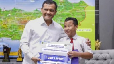 Retaskan Sistem Keamanan NASA, Bocah SD asal Boyolali Dihadiahi Laptop oleh Gubernur