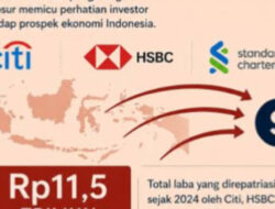 Fenomena Repatriasi Laba: 3 Bank Raksasa Global Tarik Dana Rp11,5 Triliun dari Indonesia
