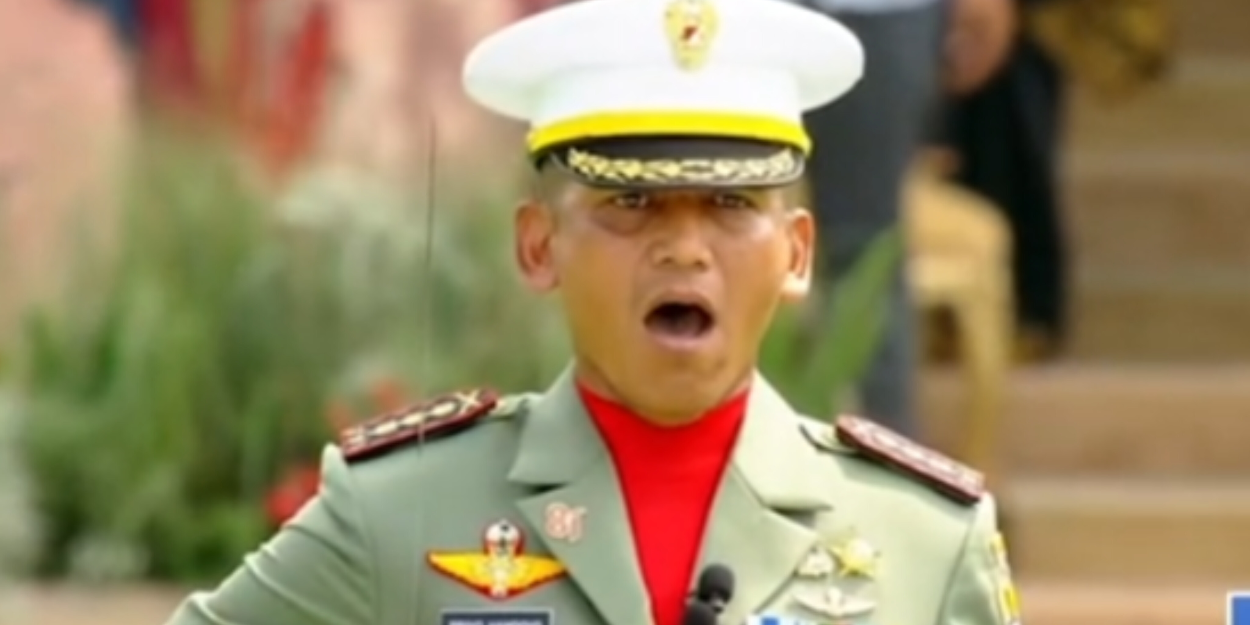 Derap Langkah Sang Raider: Kolonel Inf Priyo Handoyo Pimpin Upacara Detik-Detik Proklamasi di Istana Merdeka