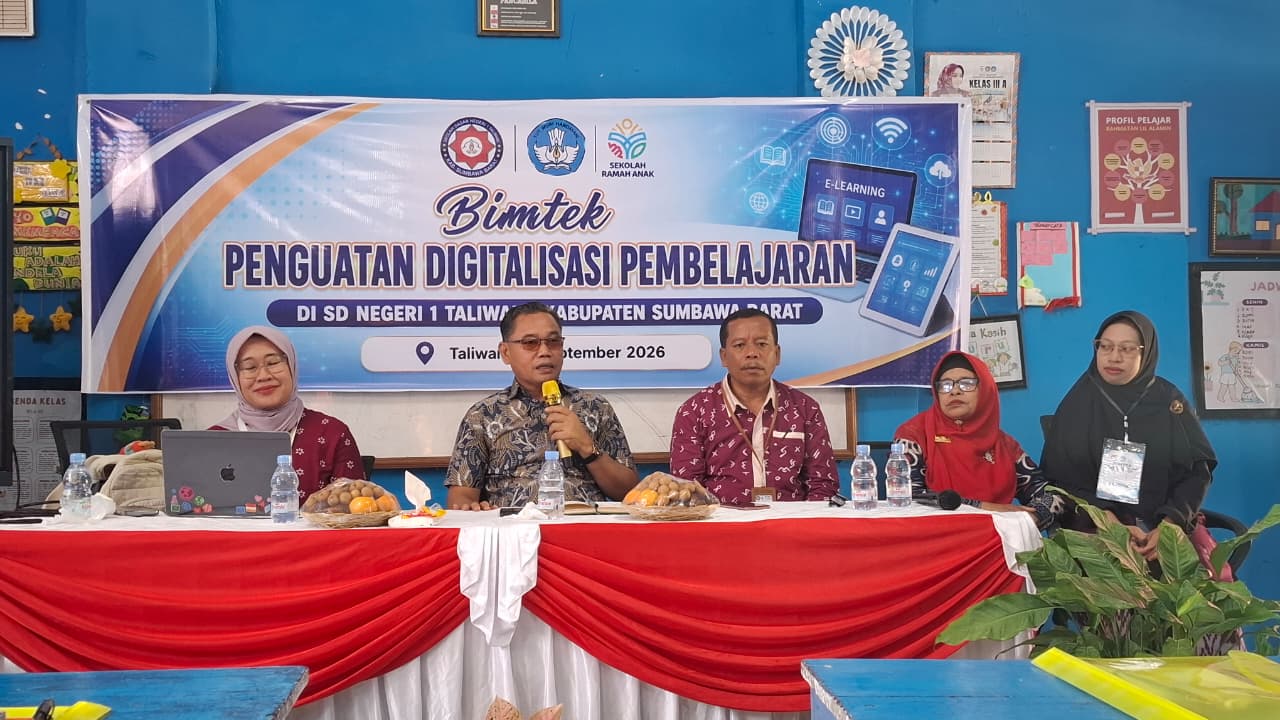 Perkuat Kompetensi Digital Guru, SDN 1 Taliwang Gelar Bimtek; Suarman Ingatkan: “Guru Tidak Boleh Gagap Terhadap Teknologi”