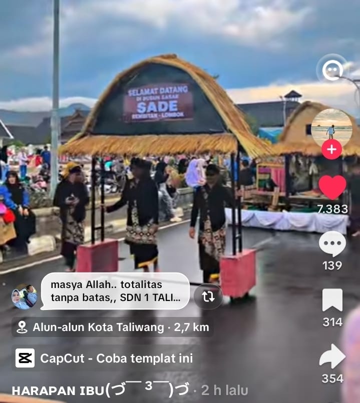 Sumber Dok. Screen shot akun tiktok @HARAPAN IBU