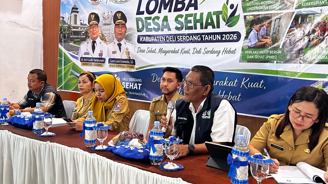 Targetkan Swasti Saba Wistara 2027 Lomba Desa Sehat Se Kabupaten Deli Serdang Dimulai