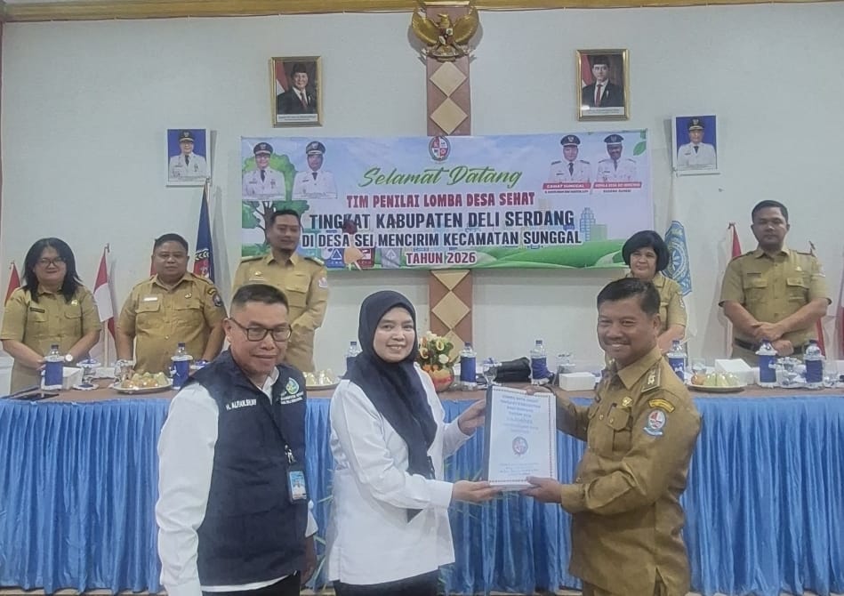 Lomba Desa Sehat 2026, Desa Sei Mencirim Kec: Sunggal Tampilkan Inovasi Ambulans Umat Peduli Desa