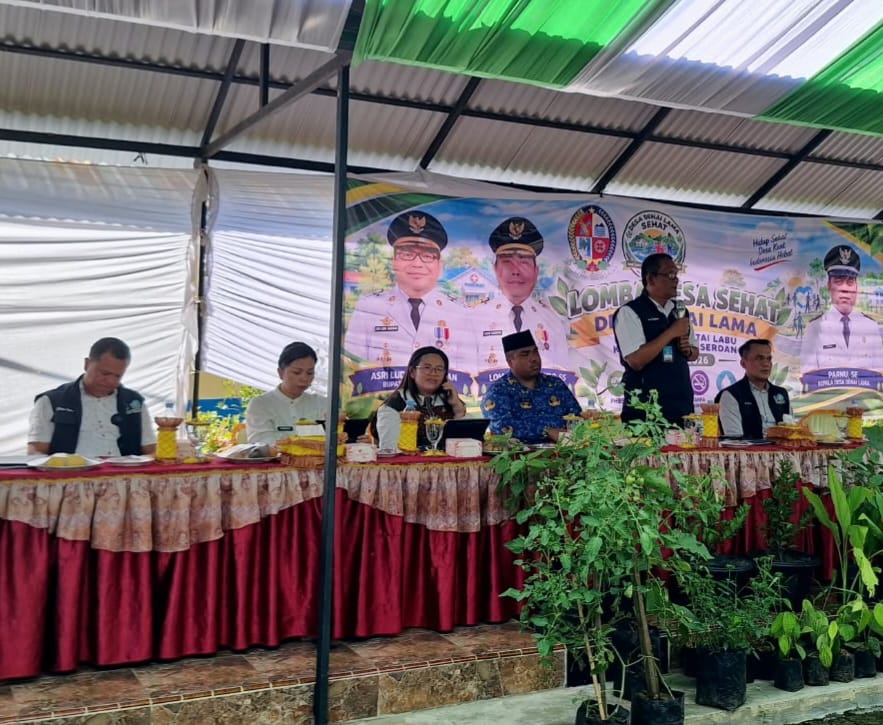 Desa Denai Lama Kenalkan Tiga Spot Wisata Andalan Pada Penilaian Lomba Desa Sehat Se Kabupaten Deli Serdang