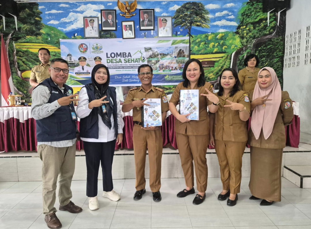 Desa Tandem Hilir II Paparkan Tiga Inovasi Unggulan pada Lomba Desa Sehat Deli Serdang 2026